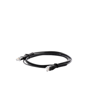 Mini Patch Cord Cat6 Ultra Slim 2 Metros (6.56 Pies) Negro ? Ahorra Espacio sin Organizadores, con Bota Flexible