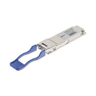 Transceptor Óptico QSFP28 (Mini-Gbic) / Monomodo 1310 nm / 100 Gbps / 100GBASE-LR4 / Conectores LC/UPC Dúplex / DDM / Hasta 3 km