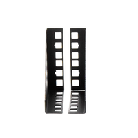 Par de Sujetadores para Instalación de Equipo Rackeable en Placa o Pared (hasta 2U), Puede soportar 10 Kg