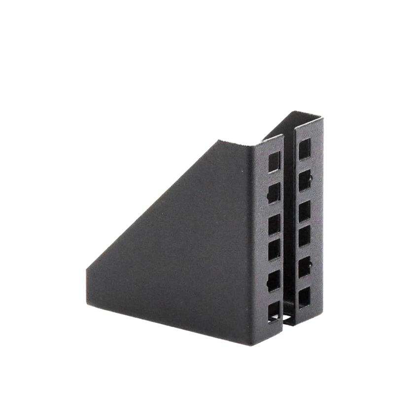 Par de Sujetadores para Instalación de Equipo Rackeable en Placa o Pared (hasta 2U), Puede soportar 10 Kg