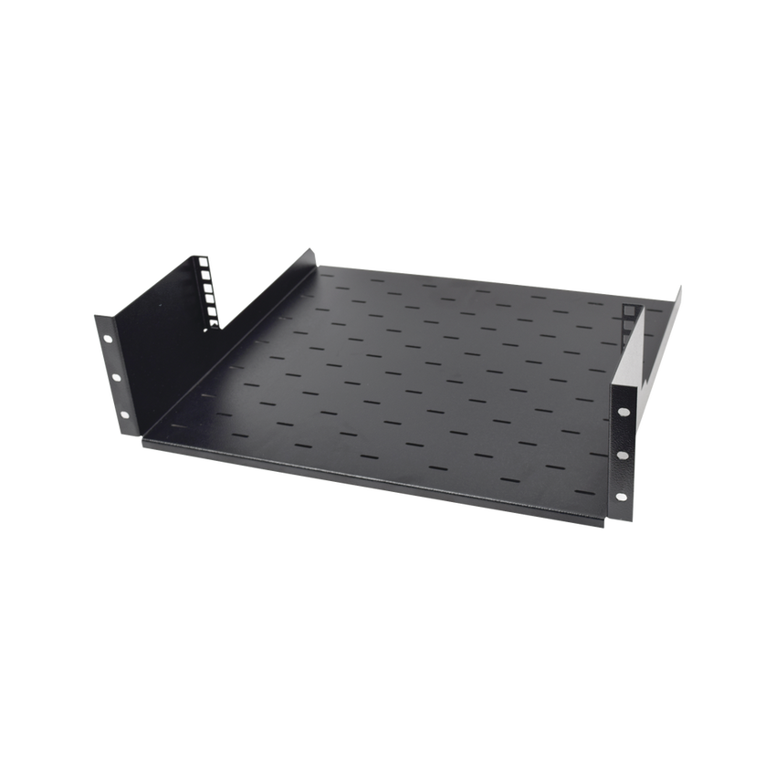 Rack Abierto de Montaje en Pared, de 19in, de 2 Unidades de Rack, con Charola de 460 mm de Profundidad, Se envía el Gabinete Armado.
