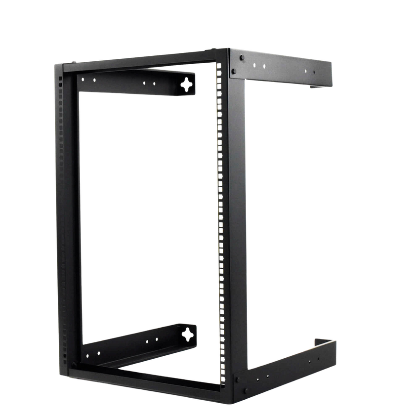Rack Abierto de montaje en Pared, de 19in, 16 unidades de rack