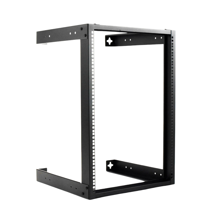 Rack Abierto de montaje en Pared, de 19in, 16 unidades de rack
