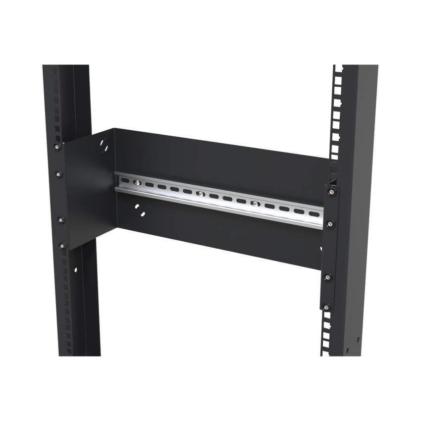 Riel de 35 mm con Soporte para Rack de 19" 4UR