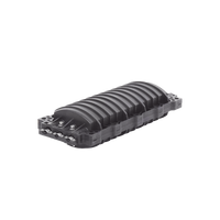 Caja de Distribución de Fibra Óptica Horizontal, Hasta 96 Empalmes, Exterior IP68, 2 Puertos de Entrada y Salida