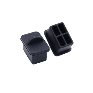 Bolsa con 25 Piezas de Protectores Anti-Polvo para Puerto SFP, Color Negro