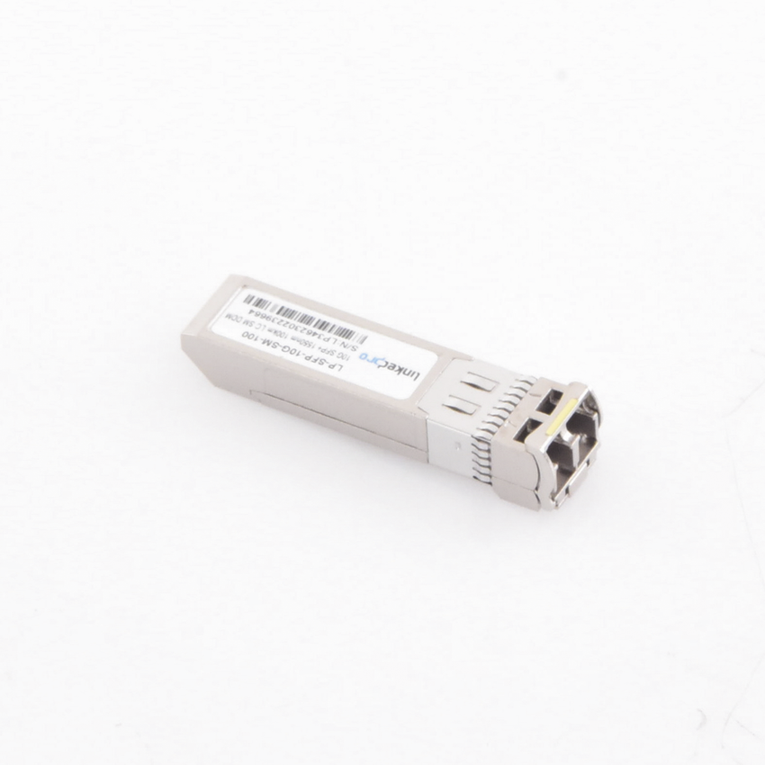 Transceptor Óptico SFP+ (Mini-Gbic) / Monomodo 1550 nm / 10 Gbps / 10GBASE-ZR / Conectores LC/UPC Dúplex / DDM / Hasta 100 km