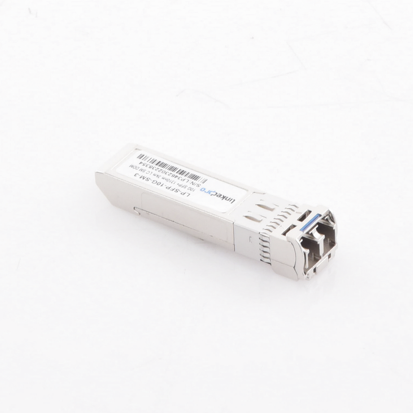 Transceptor Óptico SFP+ (Mini-Gbic) / Monomodo 1310 nm / 10 Gbps / 10GBASE / Conectores LC/UPC Dúplex / DDM / Hasta 3 km