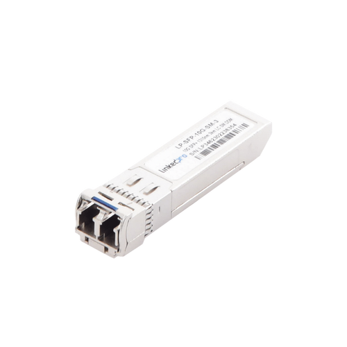 Transceptor Óptico SFP+ (Mini-Gbic) / Monomodo 1310 nm / 10 Gbps / 10GBASE / Conectores LC/UPC Dúplex / DDM / Hasta 3 km