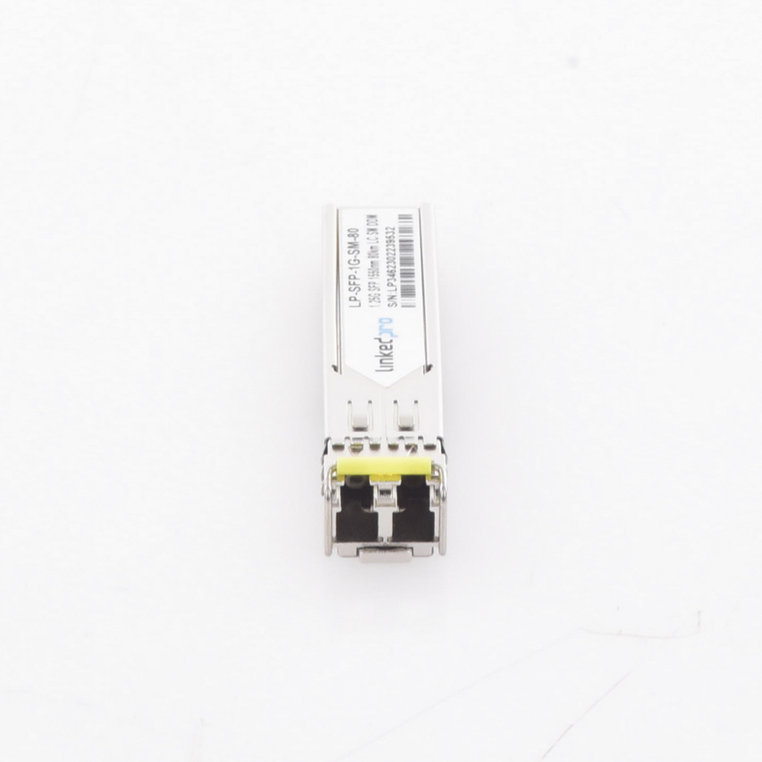 Transceptor Óptico SFP (Mini-Gbic) / Monomodo 1550 nm / 1.25 Gbps / 1000BASE-ZX / Conectores LC/UPC Dúplex / DDM / Hasta 80 km