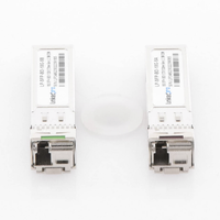 Transceptores Ópticos Bidireccionales SFP+ (Mini-Gbic) / Monomodo 1270 & 1330 nm / 10 Gbps / 10GBASE-BX / Conector LC/UPC Simplex / DDM / Hasta 5 km / 2 Piezas