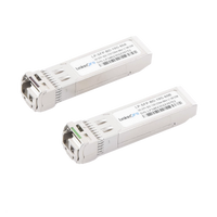 Transceptores Ópticos Bidireccionales SFP+ (Mini-Gbic) / Monomodo 1270 & 1330 nm / 10 Gbps / 10GBASE-BX / Conector LC/UPC Simplex / DDM / Hasta 60 km / 2 Piezas