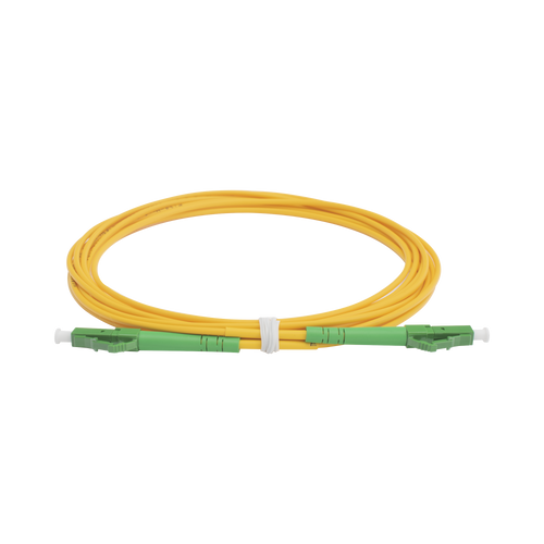 Jumper de Fibra Óptica Monomodo LC/APC-LC/APC Simplex de 3 metro, 2mm