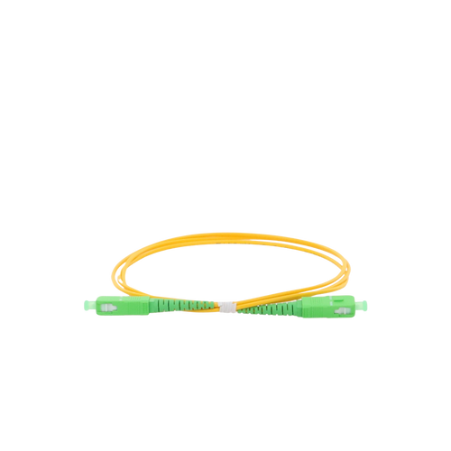 Jumper de Fibra Óptica Monomodo SC/APC-SC/APC Simplex de 1 Metro (3.28 Pies), 2mm