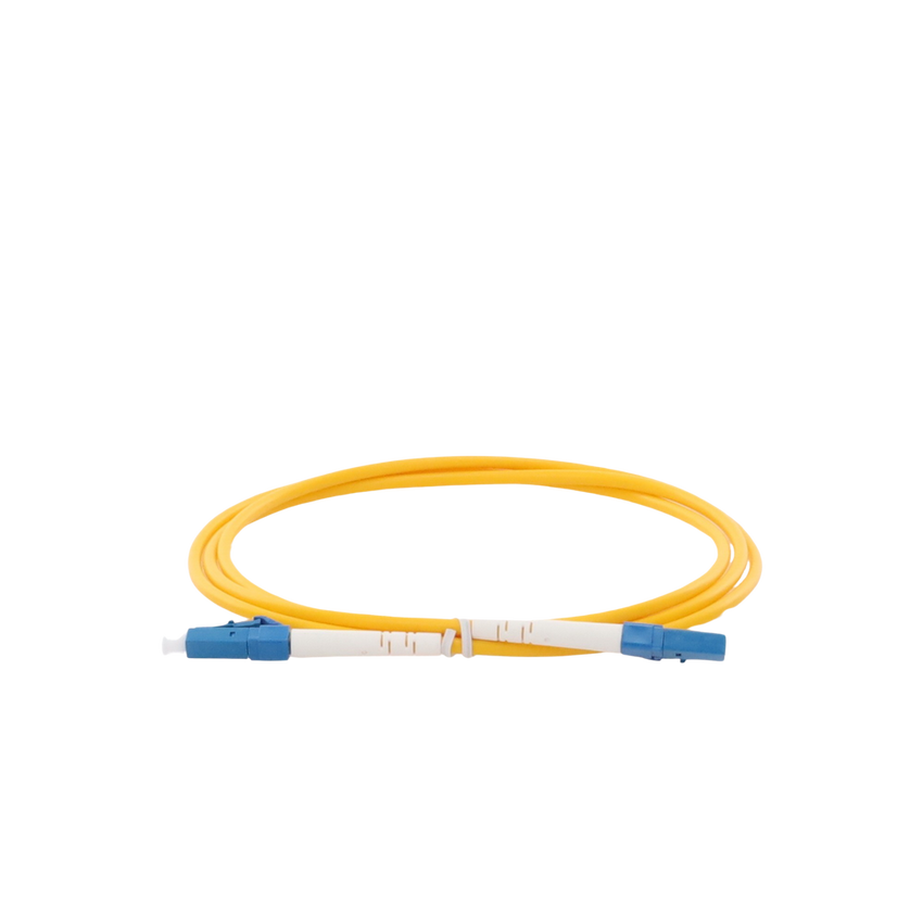 Jumper de Fibra Óptica Monomodo LC/UPC-LC/UPC Simplex de 1 Metro (3.28 Pies), 3mm
