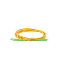 Jumper de Fibra Óptica Monomodo SC/APC-SC/APC Simplex de 2 Metros (6.56 Pies) 3mm