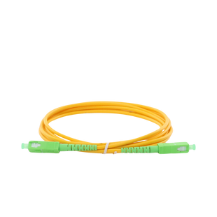 Jumper de Fibra Óptica Monomodo SC/APC-SC/APC Simplex de 3 Metros (9.84 Pies), 3mm
