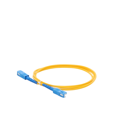 Jumper de Fibra Óptica Monomodo SC/UPC-SC/UPC Simplex de 1 Metro (3.28 Pies), 3mm