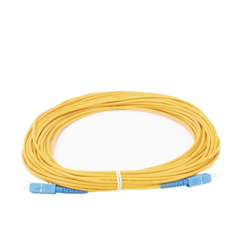 Jumper de Fibra Óptica Monomodo SC/UPC-SC/UPC Simplex de 10 metros,  3mm