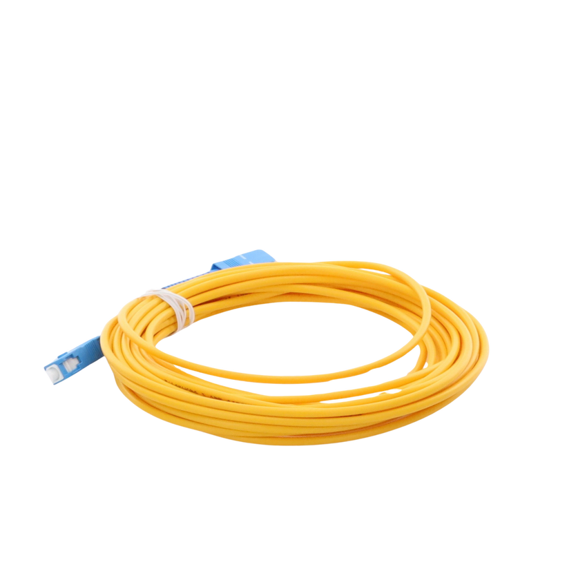 Jumper de Fibra Óptica Monomodo SC/UPC-SC/UPC Simplex de 6 Metros (19.69 Pies), 3mm