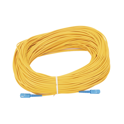 Jumper de Fibra Óptica Monomodo SC/UPC-SC/UPC Simplex de 80 metros,  3mm