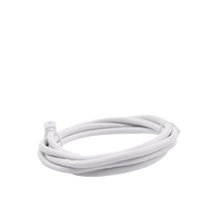 Patch Cord Cat6A 10G Blindado 2 Metros (6.56 Pies) Blanco