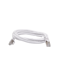 Patch Cord Cat6A 10G Blindado 2 Metros (6.56 Pies) Blanco