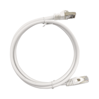 Patch Cord Cat6A 10G blindado 3.0M ( 9.84 ft ) BLANCO