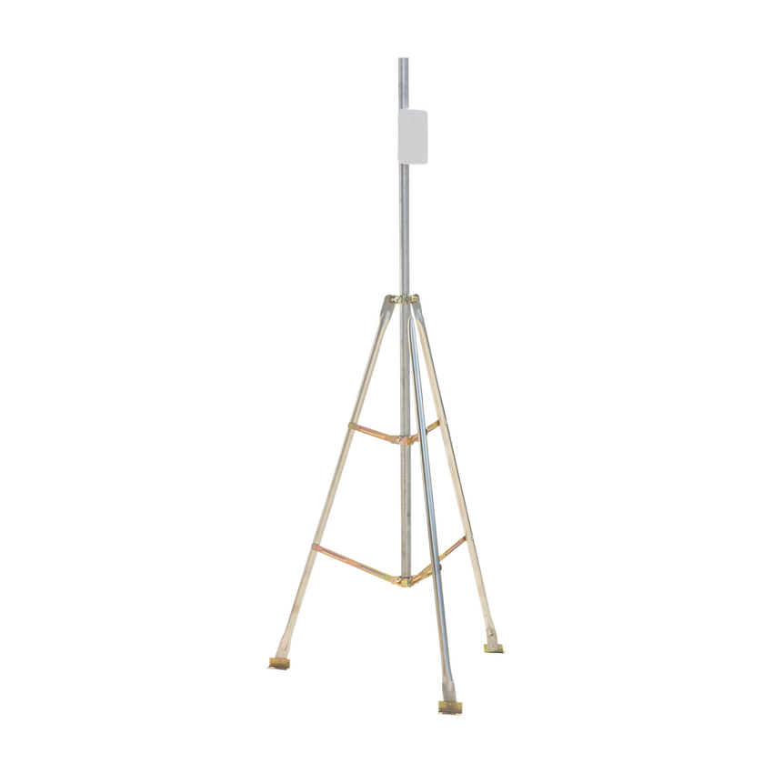 Kit de Montaje de Tripie con Mástil de 3 metros Ideal para instalar Antenas, Radios, Cámaras, etc...