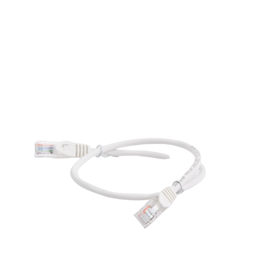 Cable de Parcheo UTP Cat5e - 0.5 Metros (1.64 Pies) - Blanco