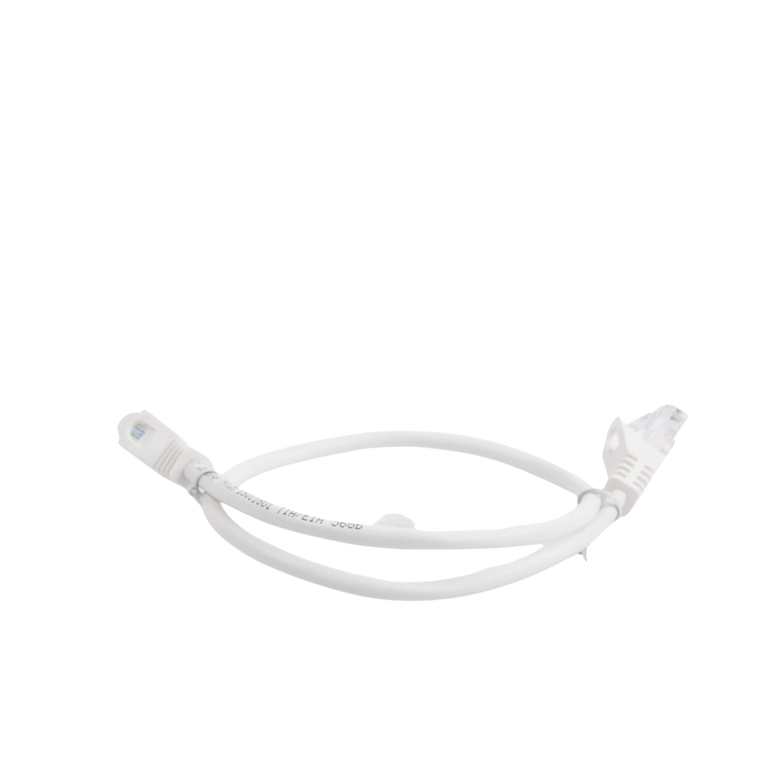 Cable de Parcheo UTP Cat5e - 0.5 Metros (1.64 Pies) - Blanco