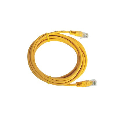 Cable de Parcheo UTP Cat5e - 1 Metro (3.28 Pies) - Amarillo
