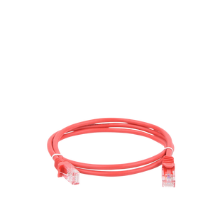 Cable de Parcheo UTP Cat5e - 1 Metro (3.28 Pies) - Rojo