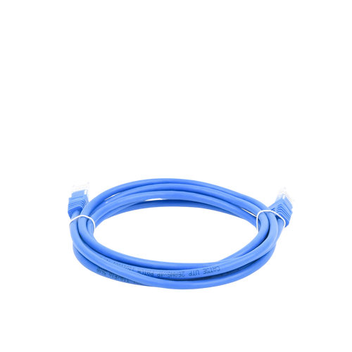 Cable de Parcheo UTP Cat5e - 2 Metros (6.56 Pies) - Azul