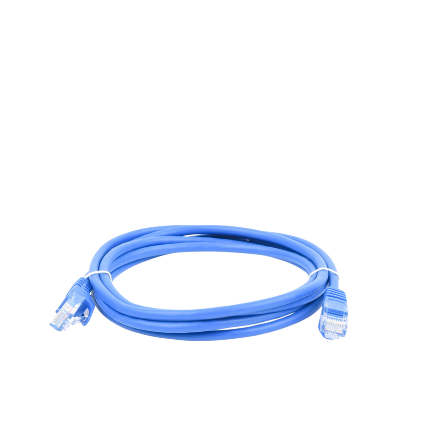 Cable de Parcheo UTP Cat5e - 2 Metros (6.56 Pies) - Azul