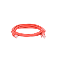 Cable de Parcheo UTP Cat5e - 2.0 Metros (6.56 Pies) - Rojo