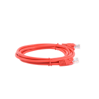 Cable de Parcheo UTP Cat5e - 2.0 Metros (6.56 Pies) - Rojo