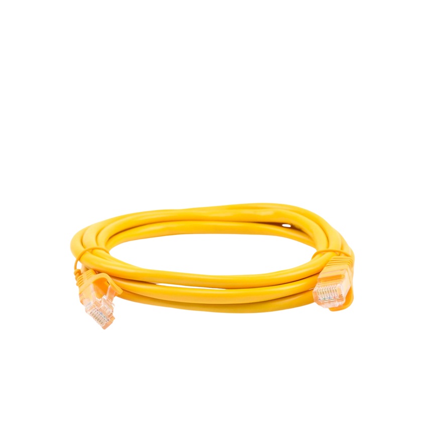 Cable de Parcheo UTP Cat5e - 2.0 Metros (6.56 Pies) - Amarillo