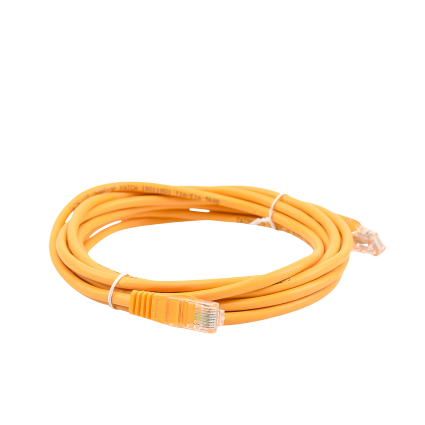 Cable de Parcheo UTP Cat5e - 3.0 Metros (9.84 Pies) - Amarillo