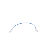 Cable de Parcheo Slim UTP Cat6 - 30 cm (11.81 Pulgadas) Azul Diámetro Reducido (28 AWG)