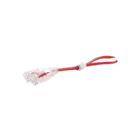 Cable de Parcheo Slim UTP Cat6 - 30 cm (11.81 Pulgadas) Rojo Diámetro Reducido (28 AWG)