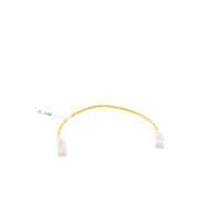 Cable de Parcheo Slim UTP Cat6 - 30 cm (11.81 Pulgadas) Amarillo Diámetro Reducido (28 AWG)