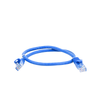 Cable de Parcheo UTP Cat6 - 0.5 Metros (1.64 Pies) - Azul