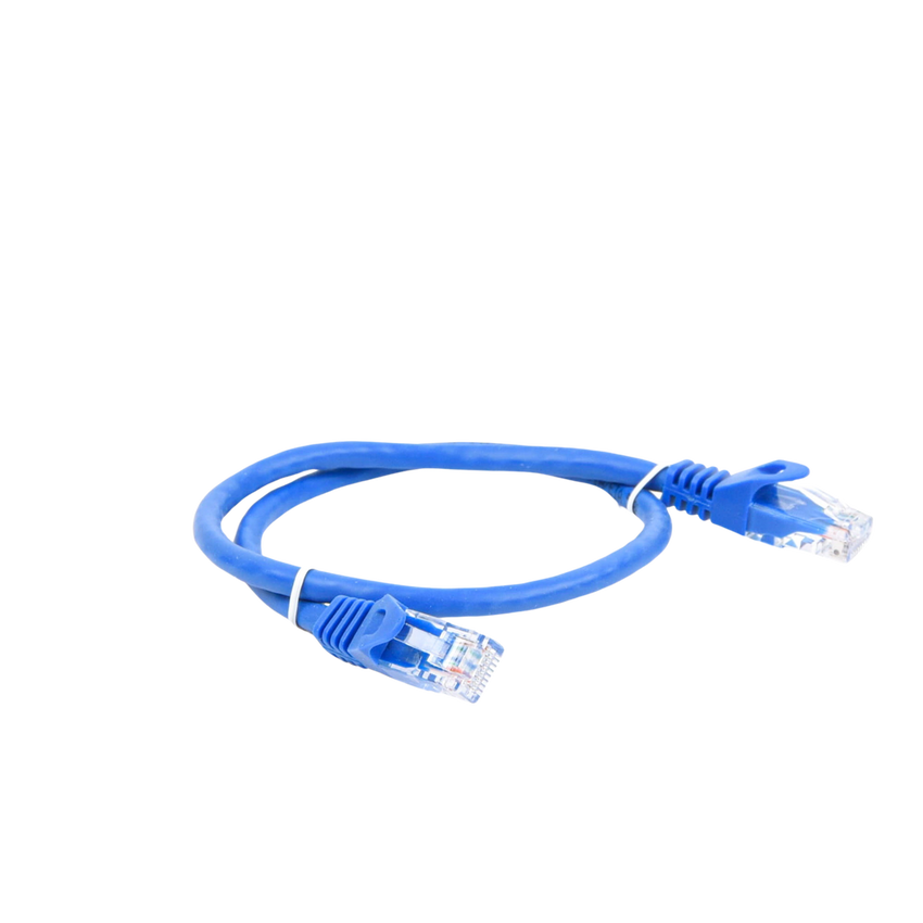 Cable de Parcheo UTP Cat6 - 0.5 Metros (1.64 Pies) - Azul