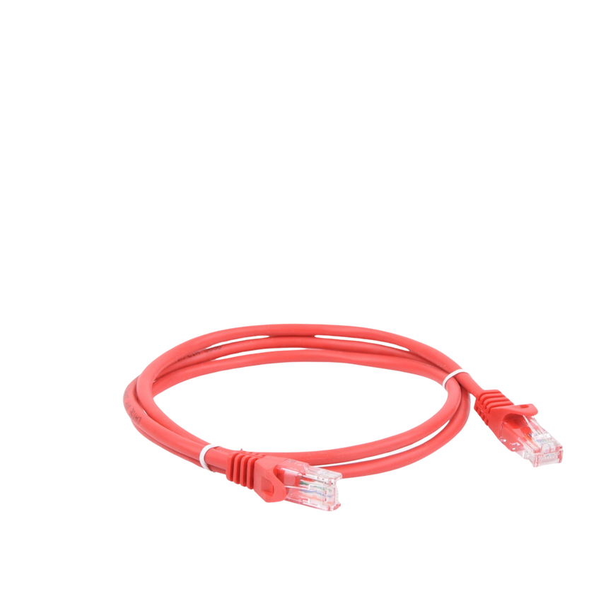 Cable de Parcheo UTP Cat6 - 0.5 Metros (1.64 Pies) - Rojo
