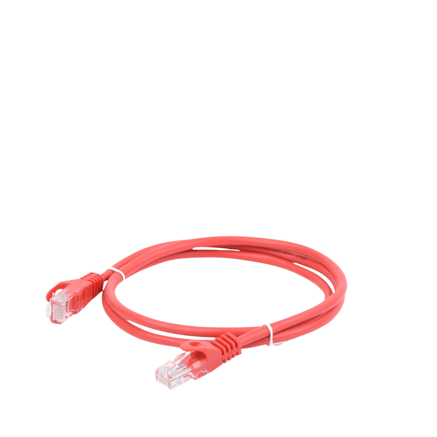 Cable de Parcheo UTP Cat6 - 0.5 Metros (1.64 Pies) - Rojo