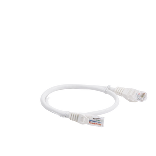 Cable de Parcheo UTP Cat6 - 0.5 Metros (1.64 Pies) - Blanco