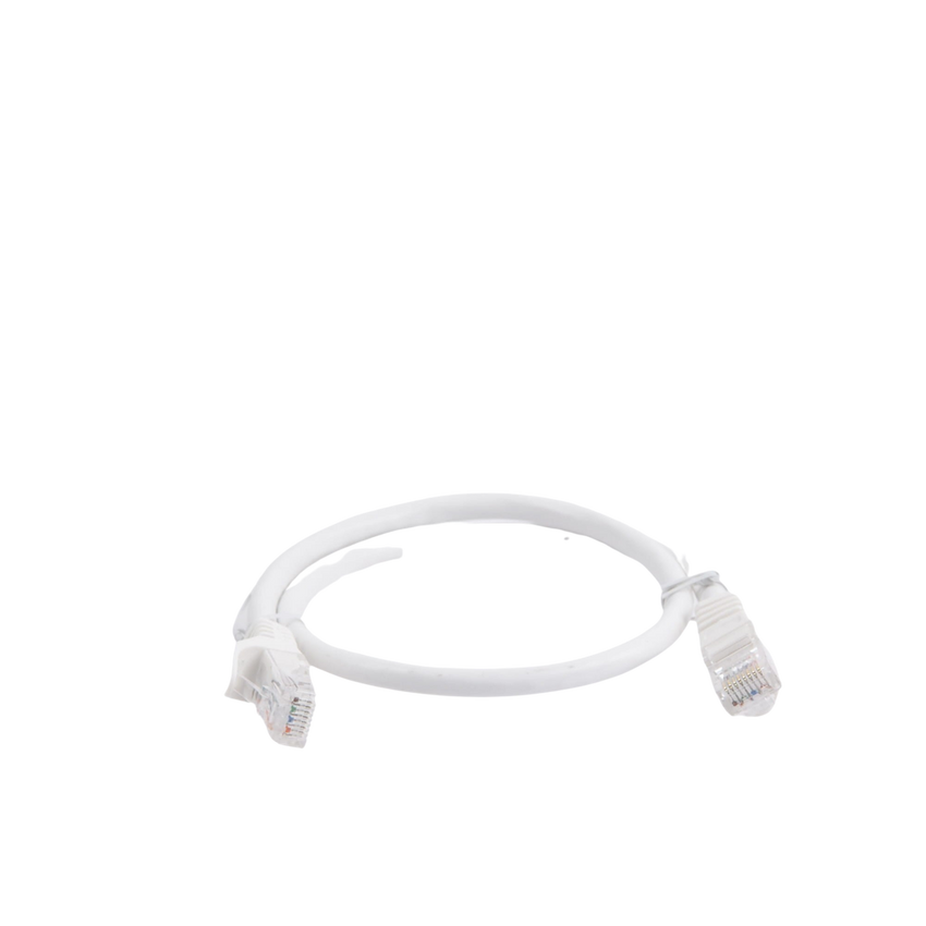 Cable de Parcheo UTP Cat6 - 0.5 Metros (1.64 Pies) - Blanco