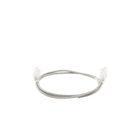 Cable de Parcheo Slim UTP Cat6 - 1 Metro (3.28 Pies), Gris, Diámetro Reducido (28 AWG)