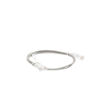 Cable de Parcheo Slim UTP Cat6 - 1 Metro (3.28 Pies), Gris, Diámetro Reducido (28 AWG)